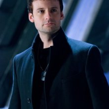 Callum Blue è il malvagio Zod, in una scena nell'episodio Upgrade di Smallville