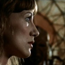 Daria Nicolodi in una sequenza del film Shock del 1977