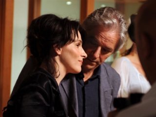 Juliette Binoche e William Shimell, protagonisti del film Copia conforme
