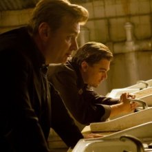 Leonardo DiCaprio sul set di Inception con Christopher Nolan