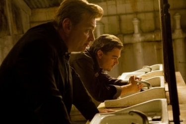 Leonardo DiCaprio sul set di Inception con Christopher Nolan