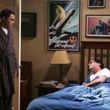 The Big Bang Theory: Johnny Galecki e Jim Parsons nell'episodio The Spaghetti Catalyst