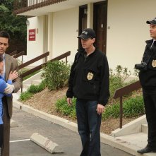 Jason London, Sean Murray e Michael Weatherly in un momento dell'episodio Guilty Pleasure di Navy NCIS