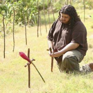 Jorge Garcia in un momento dell'episodio Everybody Loves Hugo di Lost