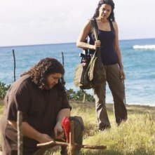 Lost: Jorge Garcia e Zuleikha Robinson nell'episodio Everybody Loves Hugo