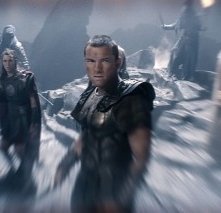 Perseo (Sam Worthington) in una scena del film Clash of the Titans 3D