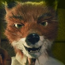 Primo piano del signor Fox, intrepido protagonista del film d'animazione Fantastic Mr. Fox