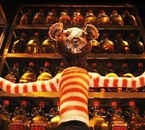 Un'immagine del terribile Rat dal film Fantastic Mr. Fox