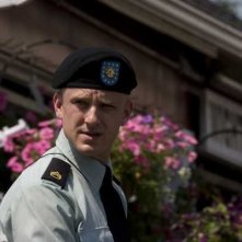 Un'immagine di Ben Foster dal film The Messenger