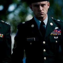 Woody Harrelson e Ben Foster in una scena del film The Messenger