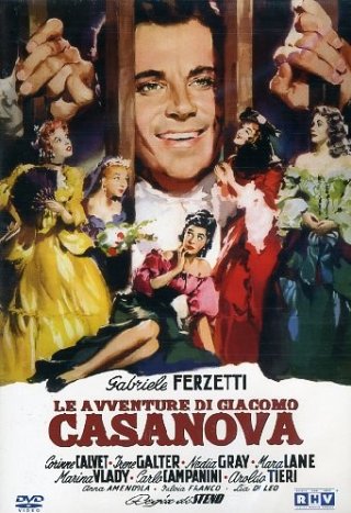 Copertina del film Le avventure di Giacomo Casanova (1955)