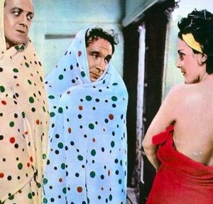 Raimondo Vianello con Ugo Tognazzi in Noi siamo due evasi