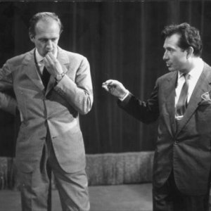 Vianello e Tognazzi durante 'Un due tre'