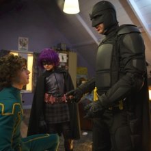 Aaron Johnson Nicolas Cage E Chloe Moretz In Una Scena Di Kick Ass 153083