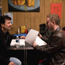 John Romita Jr. e Mark Millar in una scena di Kick-Ass