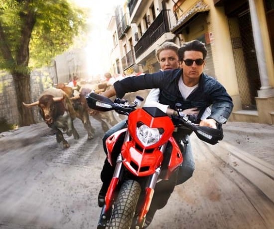 Una fuga in moto spagnola per Cameron Diaz e Tom Cruise, protagonisti di Innocenti bugie