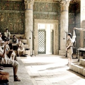 Una scena del film Agora con Rachel Weisz