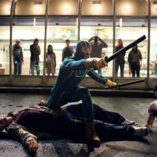 Una scena del film Kick-Ass con il protagonista Aaron Johnson