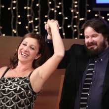 Carla Signoris e Giuseppe Battiston in una scena dell'episodio Senza paura di Tutti pazzi per amore 2