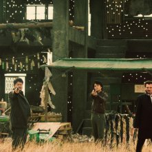 Lam Suet, Lam Ka Tung e Johnny Hallyday in una scena del film Vendicami