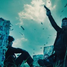 Lam Suet, Lam Ka Tung ed Anthony Wong in una scena del film Vendicami