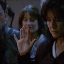 Mary McDonnell con Jamie Bamber in Battlestar Galactica