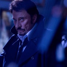 Un'immagine di Johnny Hallyday dal film Vendicami