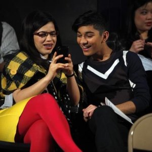 Ugly Betty: America Ferrera e Mark Indelicato nell'episodio All the World's a Stage