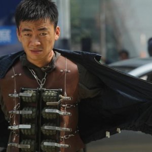 Un momento di tensione del film Fire of Conscience di Dante Lam