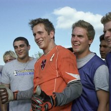 Justin (Robert Hoffman) e la squadra dei Cornwall in una scena del film She's the Man