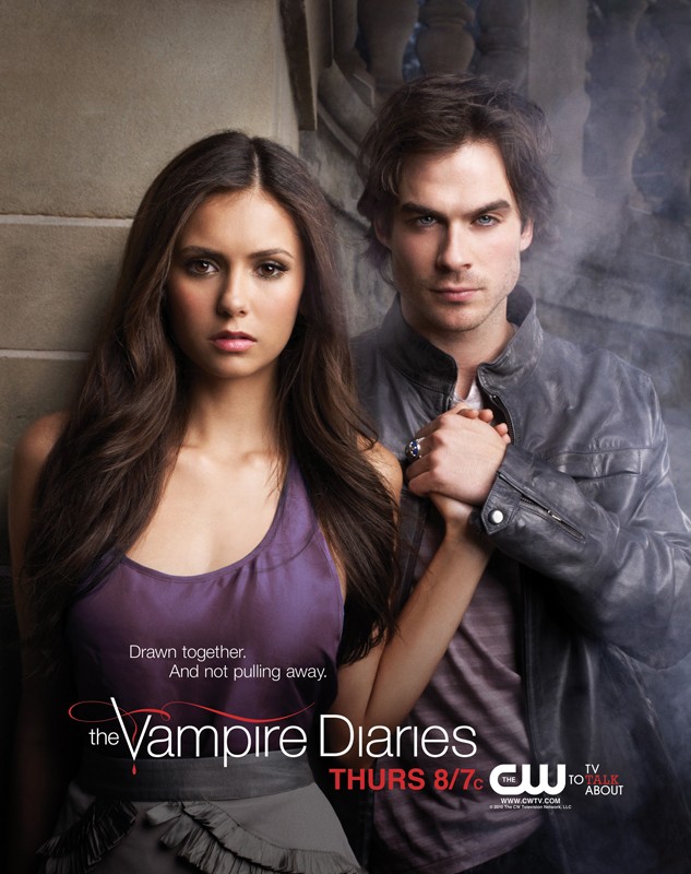 Un Nuovo Poster Per La Prima Stagione Di Vampire Diaries Raffigurante Nina Dobrev E Ian Somerhalder 159214