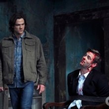 Jared Padalecki e Eric Johnson nell'episodio The Devil You Know di Supernatural