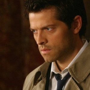 Misha Collins in un momento dell'episodio Point of No Return di Supernatural