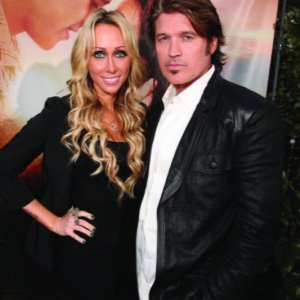 Tish Cyrus e Billy Ray Cyrus alla première del film The Last Song all'ArcLight theater di Hollywood