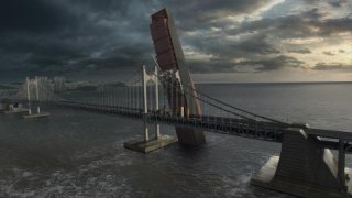 Una scena del blockbuster catastrofico coreano Haeundae