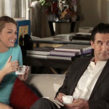 Blake Lively e William Baldwin nell'episodio It's a Dad, Dad, Dad, Dad World di Gossip Girl