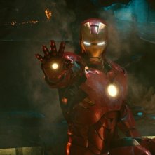 Un'immagine di Tony Stark (Robert Downey Jr) dal film Iron Man 2