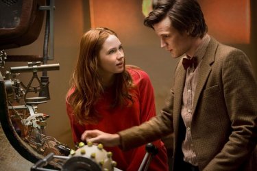 Doctor Who: Karen Gillan and Matt Smith in the episode The Time of Angels