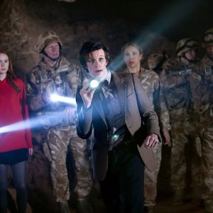 Doctor Who: Matt Smith in un momento dell'episodio The Time of Angels