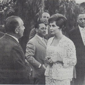 Giovanni Amati con Gina Loloobrigida