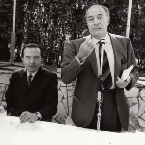 Giovanni Amati con Giulio Andreotti