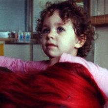 La piccola Asia Crippa, protagonista del film Non è ancora domani