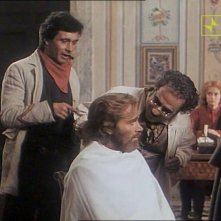 Antonio Orfanò con Franco Nero in una scena del film Garibaldi - Il generale, per la regia Luigi Magni