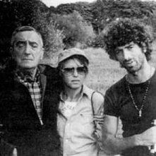 Mario Bava e Don Backy sul set del film Semaforo Rosso (Cani arrabbiati)