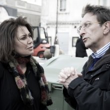 Sabina Guzzanti in un'immagine del film Draquila - L'Italia che trema