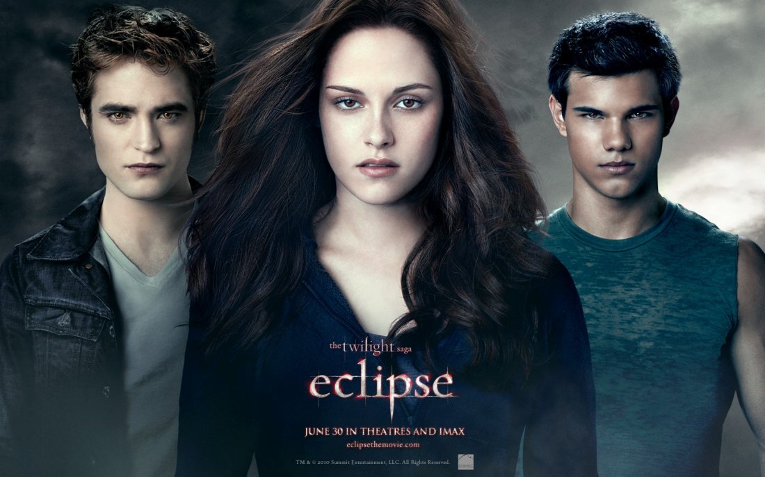 Un Wallpaper Ufficiale Con Il Trio Protagonista Del Film The Twilight Saga Eclipse 160415