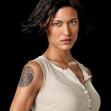 Julia Jones è Leah Clearwater in un'immagine promozionale del film The Twilight Saga: Eclipse
