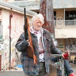 Rutger Hauer in Hobo with a Shotgun