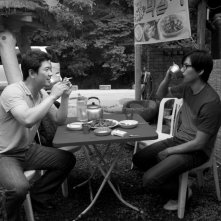 Una scena del film Hahaha di Hong Sang-soo