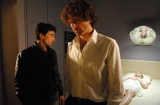 Massimo De Santis e Guido Caprino in una scena del film Sono viva
